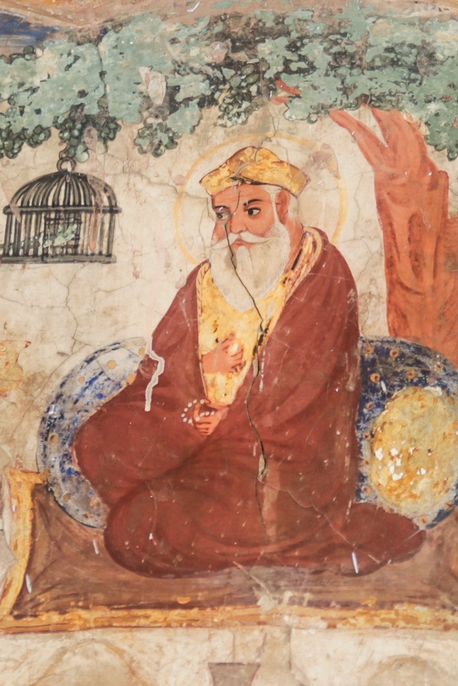 Fresco of Guru Nanak Dev Ji