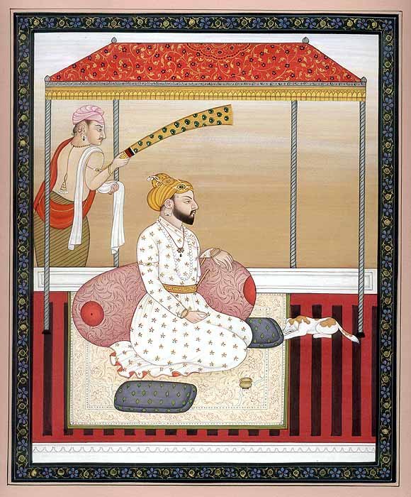 Traditional Sikh devotional painting