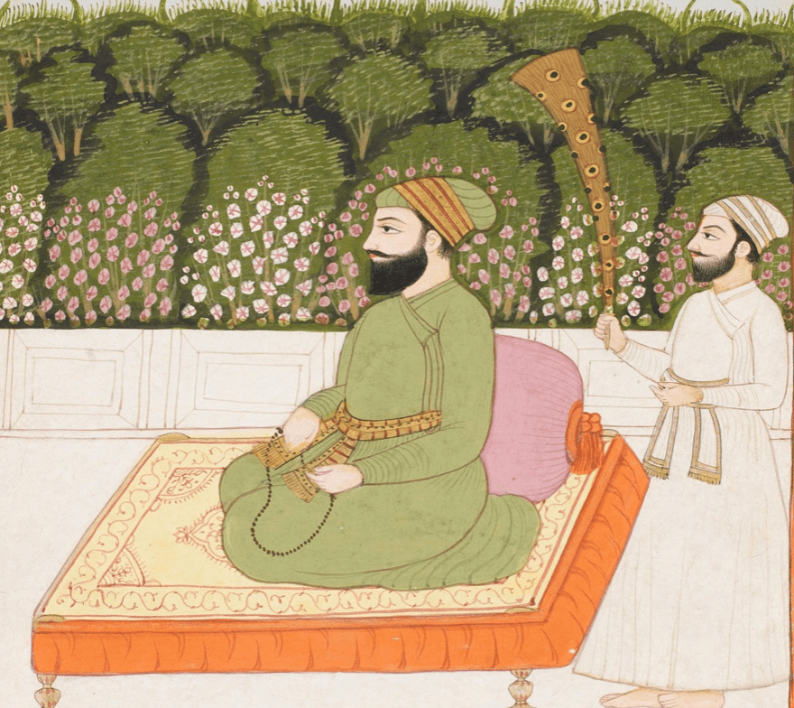 Traditional Sikh devotional painting