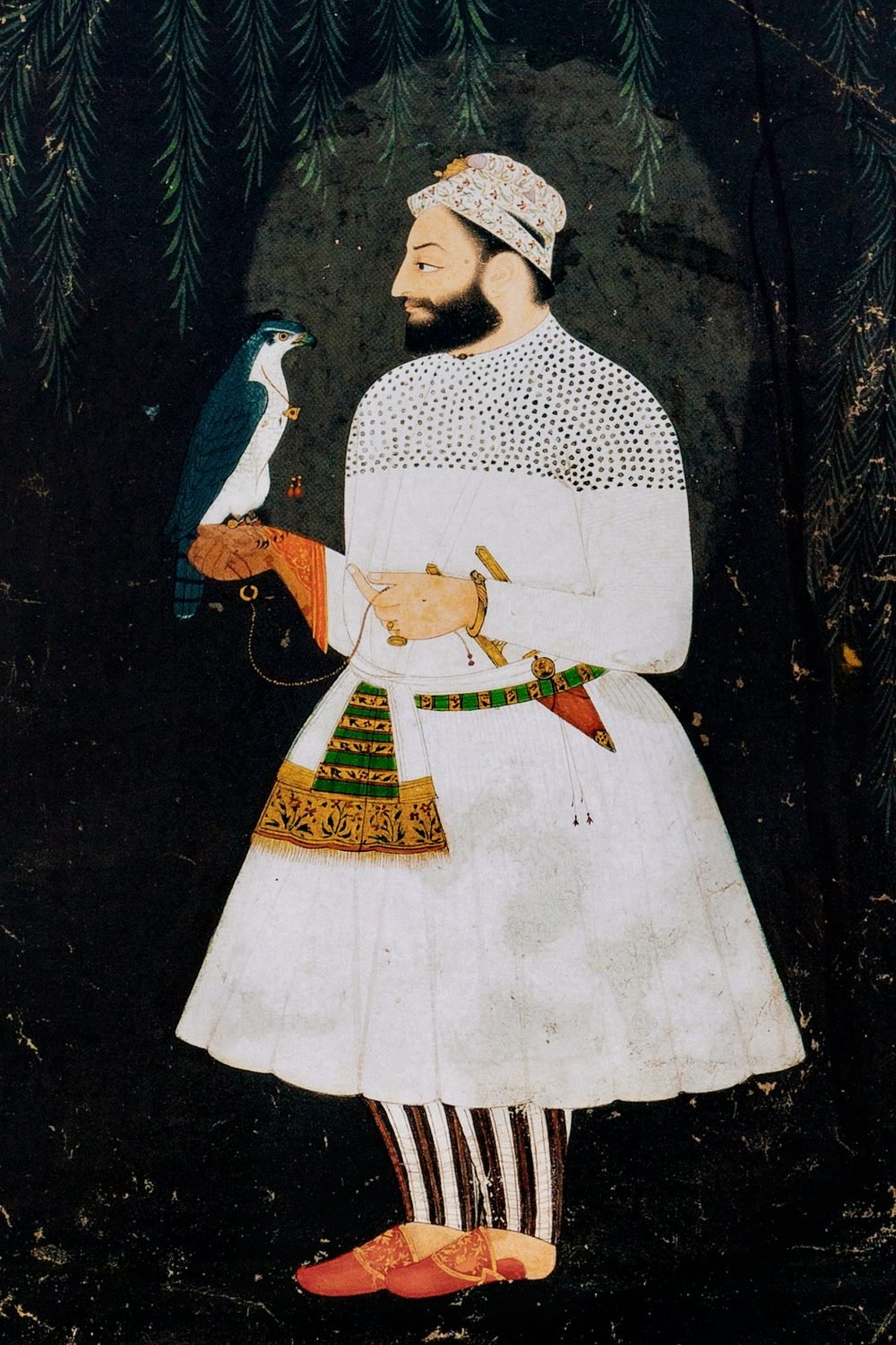 Traditional Sikh devotional painting