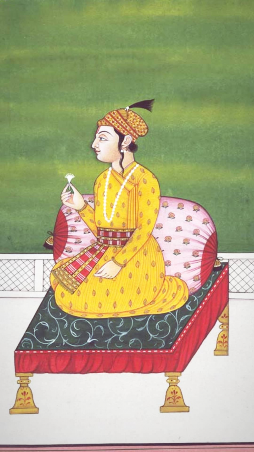 Traditional Sikh devotional painting